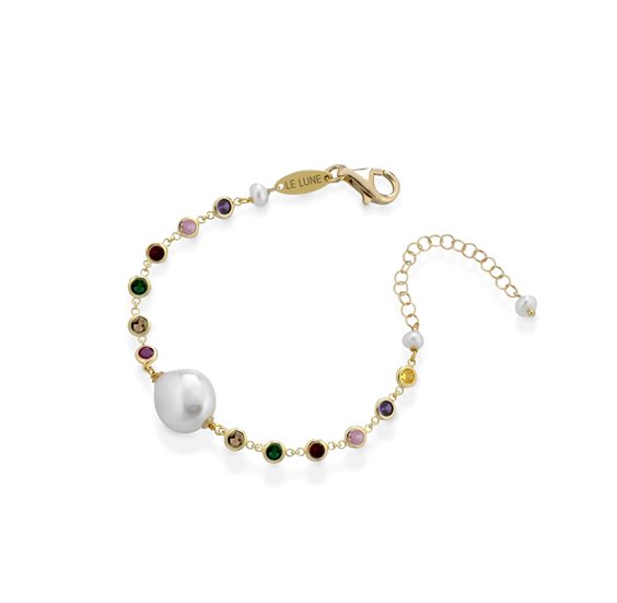 Bracciale Lelune Donna LELUNE GLAMOUR in Argento Perla LGBR403.2 - LGBR403.2